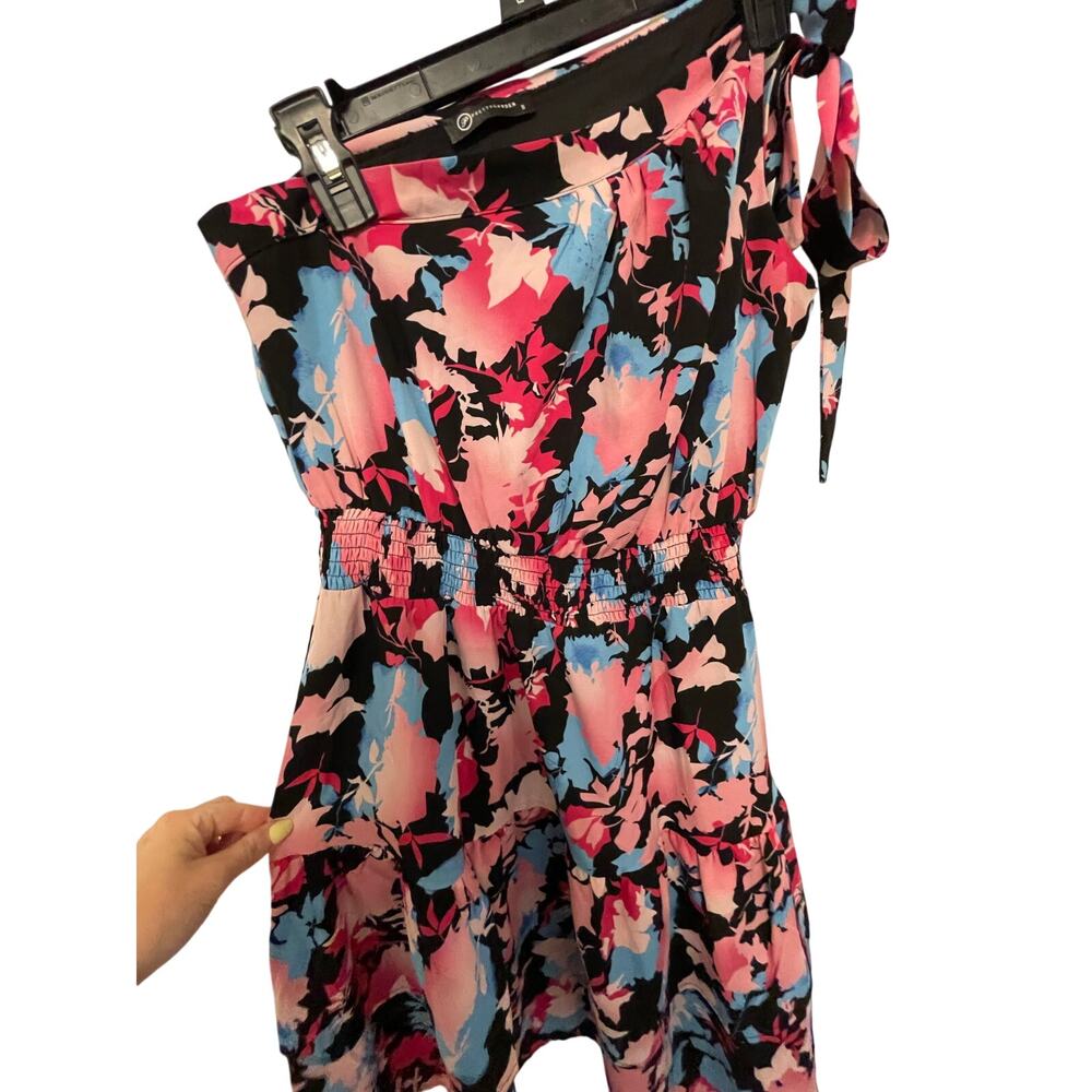 Asymmetrical Dress Pretty Garden S Wedding Floral Soft Girl Mini Fairy Dainty - Picture 3 of 8